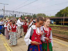 138. 08.09.2018 Podróż do pociągu retro i otwarcie